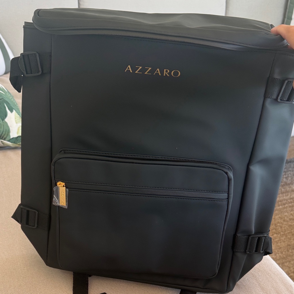 Azzaro Black Mens Backpack